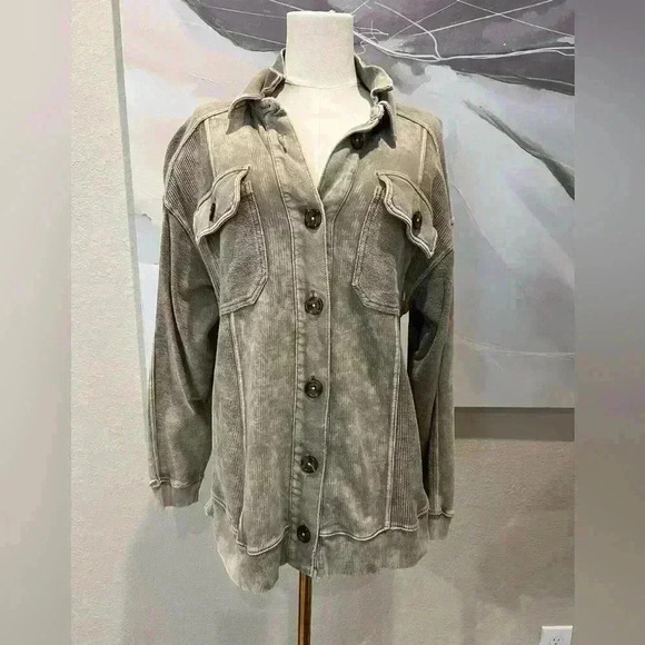 Anthropologie Pilcro Relaxed Shirt Jacket Shacket Size Small - Picture 4 of 10